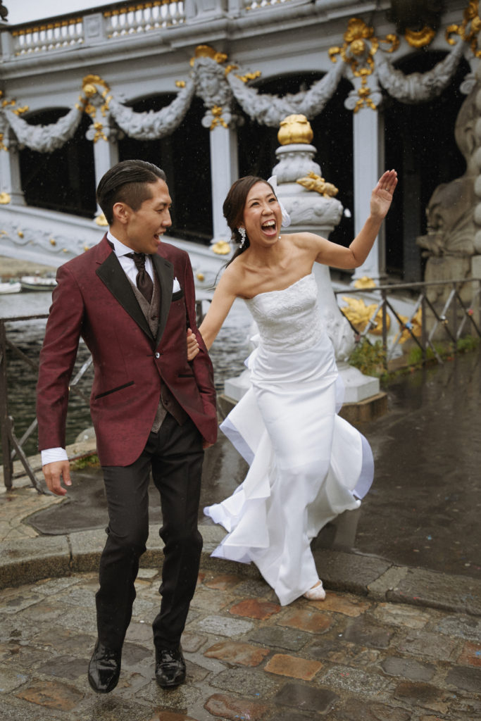 パリでブライダルフォト